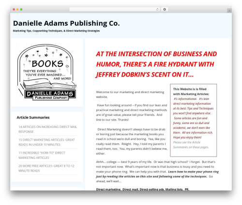 Donna WP theme - danielleadams.com
