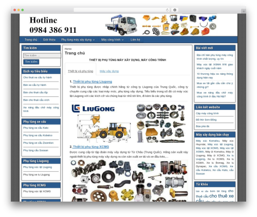 Frontier WordPress theme - phutungxaydung.com