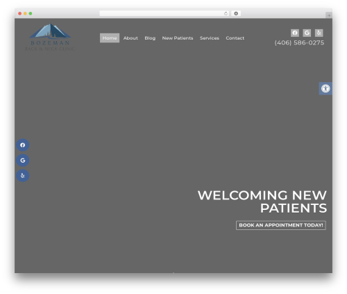 Parent Theme WordPress theme - backandneckclinics.com