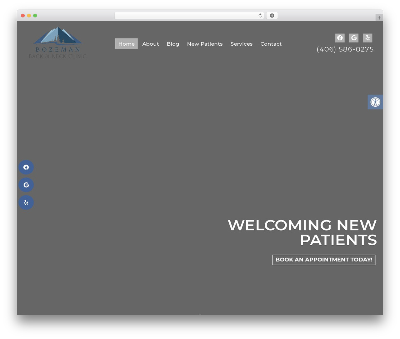 Parent Theme WordPress theme - backandneckclinics.com