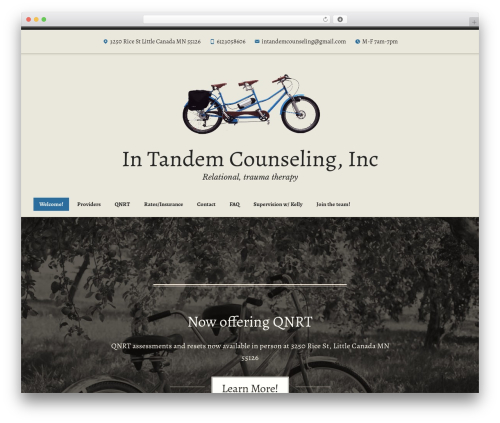 Radcliffe 2 theme WordPress - kellyhaase.com