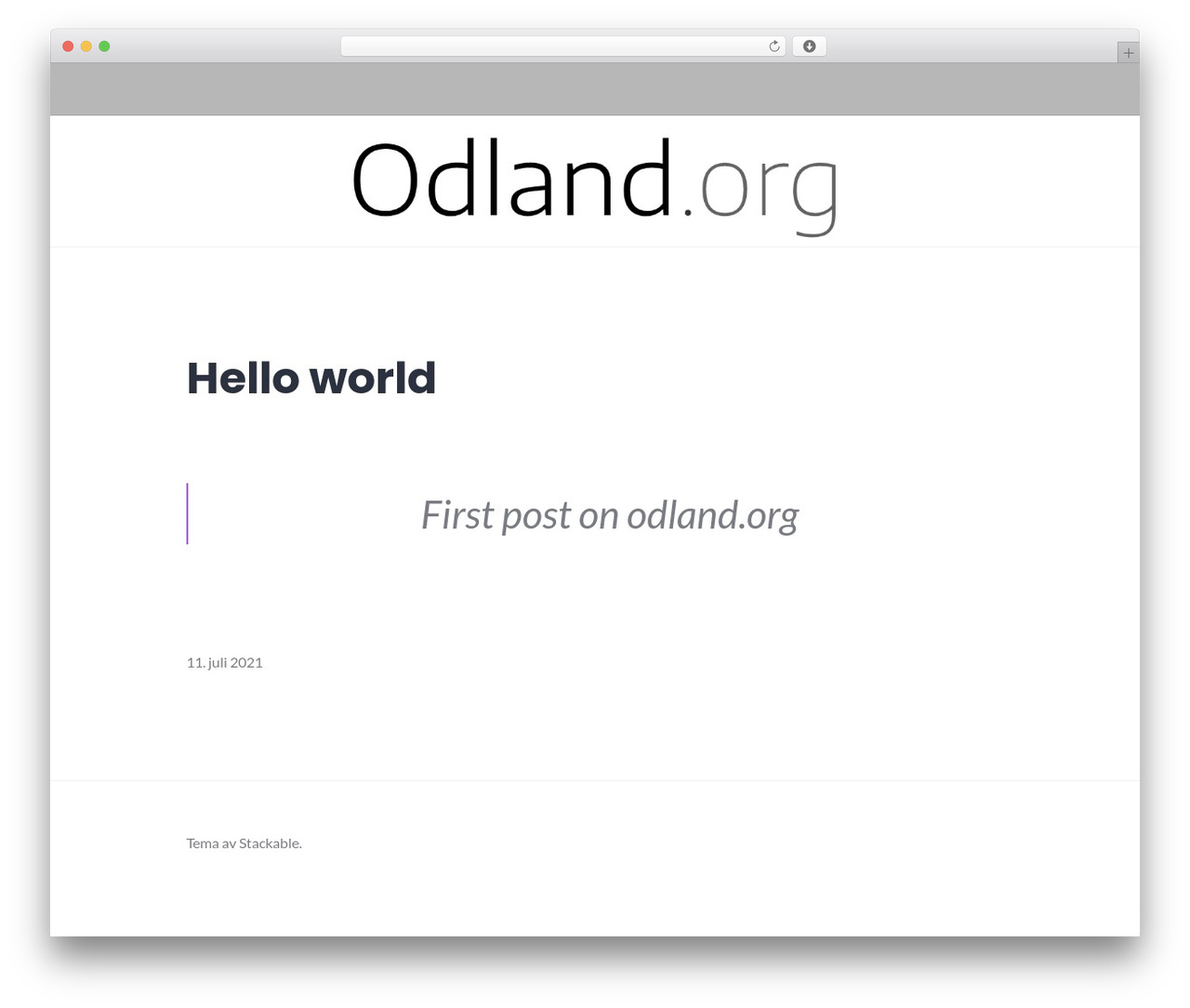 Stackable best free WordPress theme - odland.org Stackable best free WordPress theme - odland.org