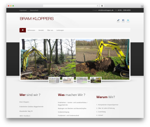 Theme WordPress Maxx - bramkloppers.de