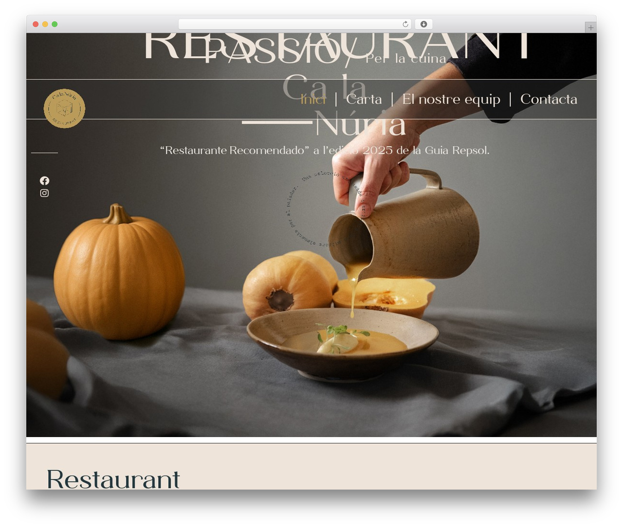 WordPress theme Hello Elementor - restaurantcalanuria.cat