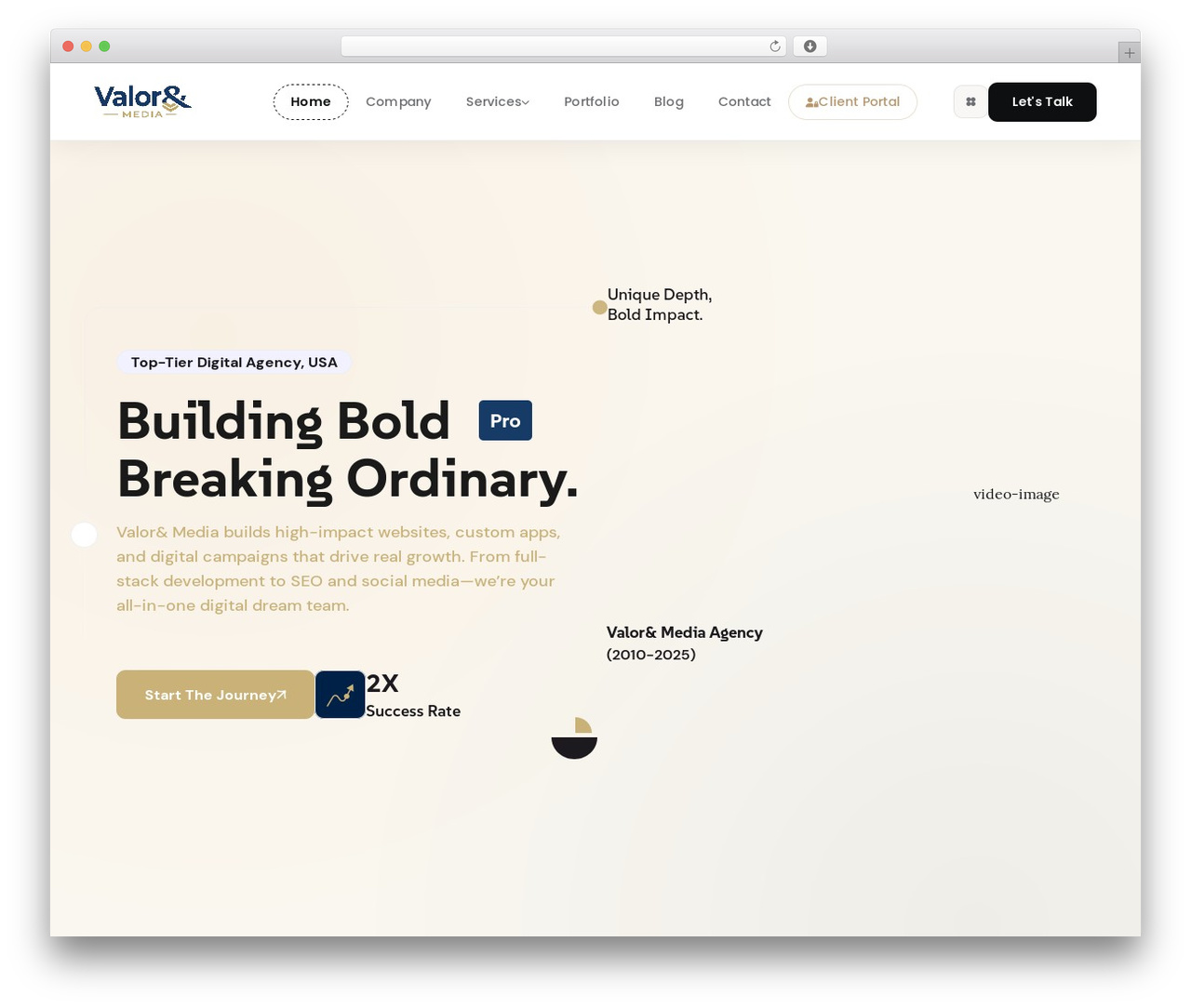 WordPress theme Mortar - valorandmedia.com