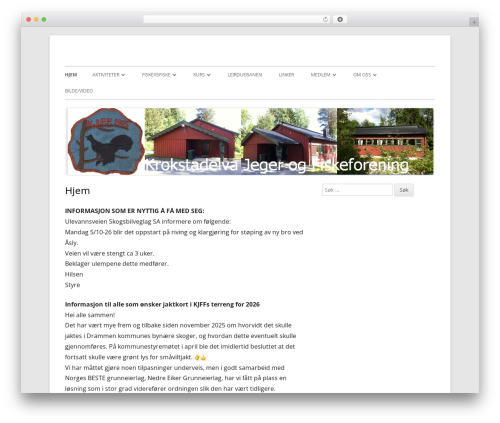 WordPress theme Tiny Framework - krokstadelvajff.no