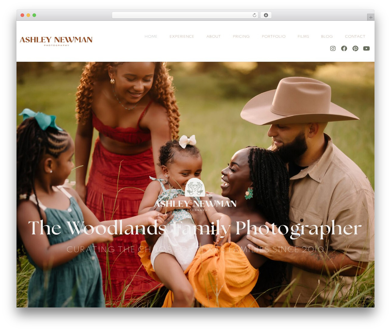 DevVinci BLM theme WordPress - ashleynewmanphotography.com