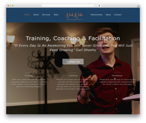 Featured Pro WordPress theme - nickwake.co.uk Featured Pro WordPress theme - nickwake.co.uk