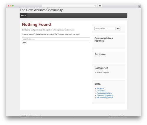 Responsive - WordPress.com WordPress theme - thenewworkers.net