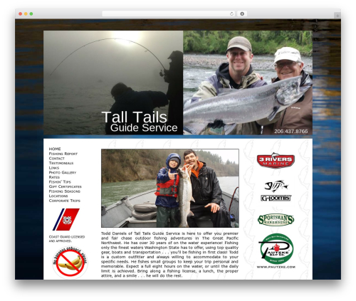 SimpleBlocks theme WordPress - talltailsguideservice.com