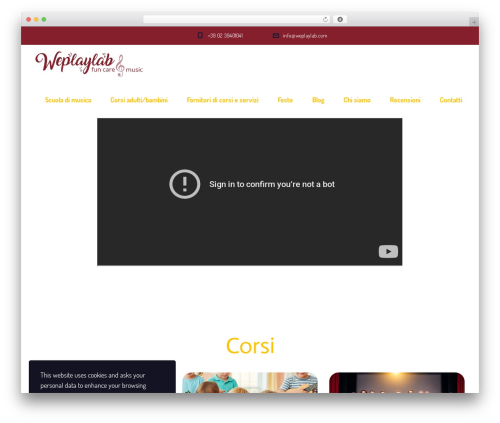Smarty WP theme - weplaylab.com