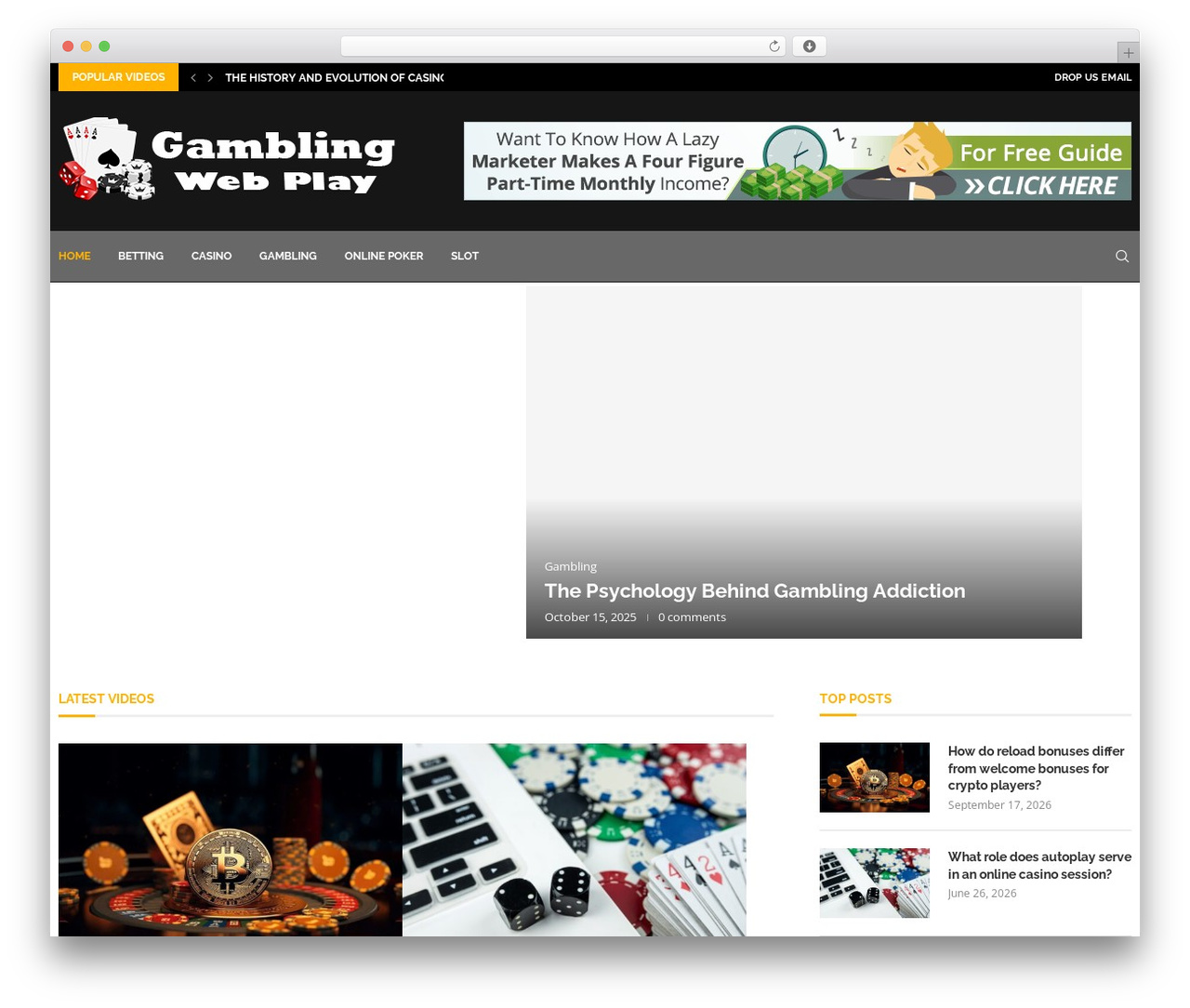 soledad WordPress theme - gamblingwebplay.com