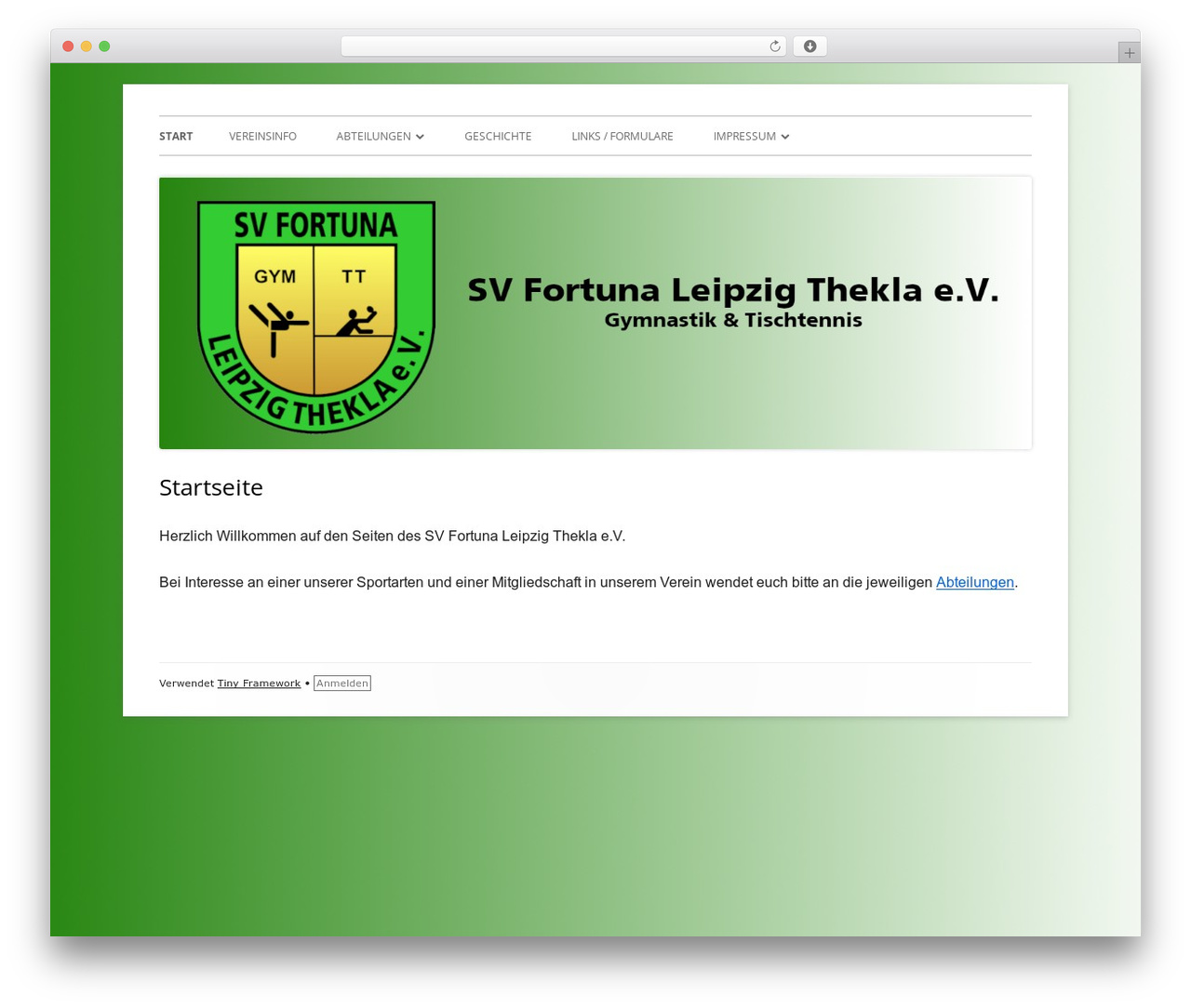 Tiny Framework WP theme - fortuna-thekla.de