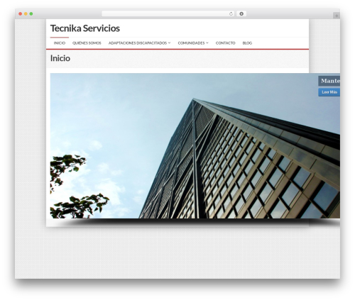 WordPress theme MX - tecnikaservicios.com