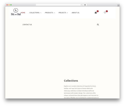 Yolo Sofani WordPress theme - thisandthat.in