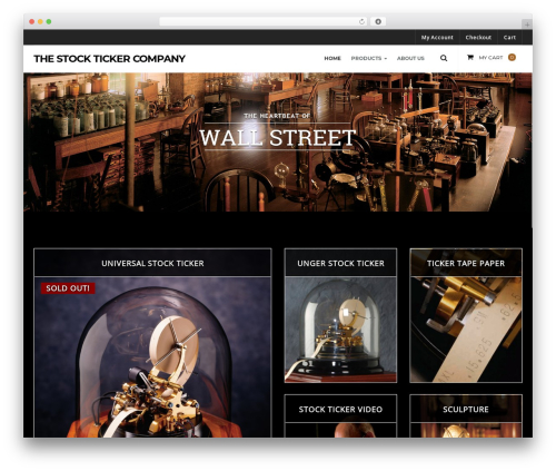 Atlantis theme WordPress - stocktickercompany.com