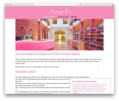 Divi WordPress theme - naegele-perfumes.de