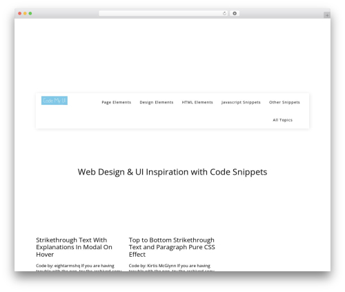Ippo theme WordPress - codemyui.com