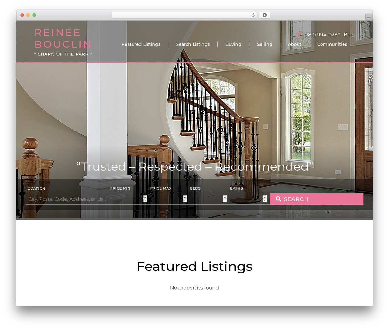 Tasmania WordPress theme - reineebouclin.com