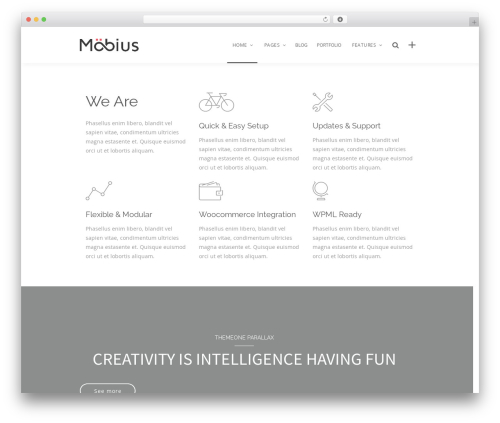 Mobius theme WordPress - tridentcoretech.com