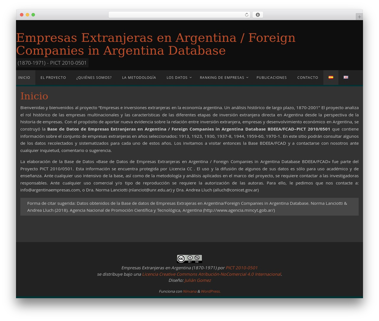 Nirvana WP theme - empexargentina.com Nirvana WP theme - empexargentina.com