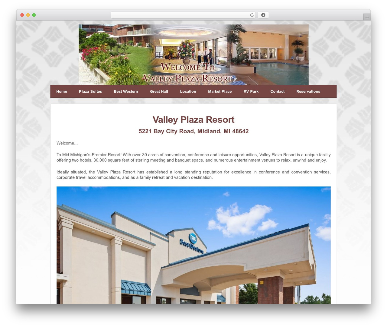 Responsive Pro theme WordPress - valleyplazaresort.com