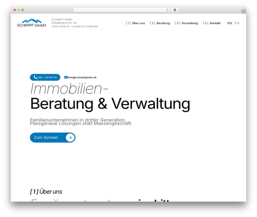 SCHIMPF WordPress theme - schimpfgmbh.de/language/de