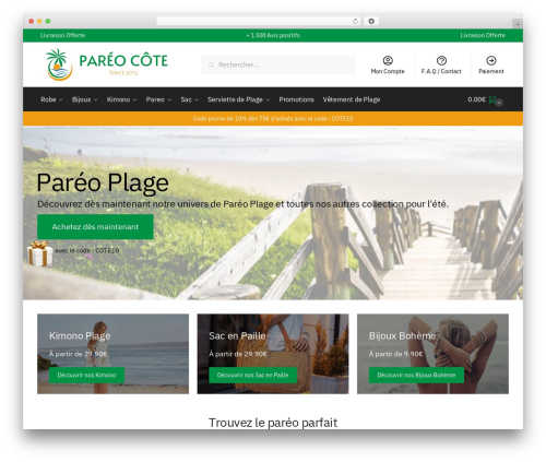 Couponwheel WordPress plugin - pareo-plage.com