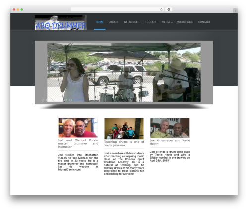 Simplify theme WordPress - abqdrummer.com