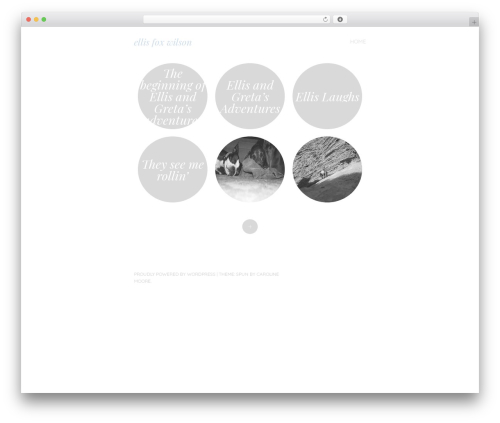 Spun WordPress theme - ellisfoxwilson.com