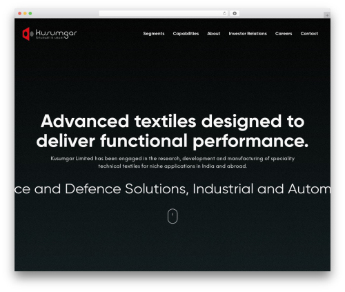 WordPress theme Boiler - kusumgar.com