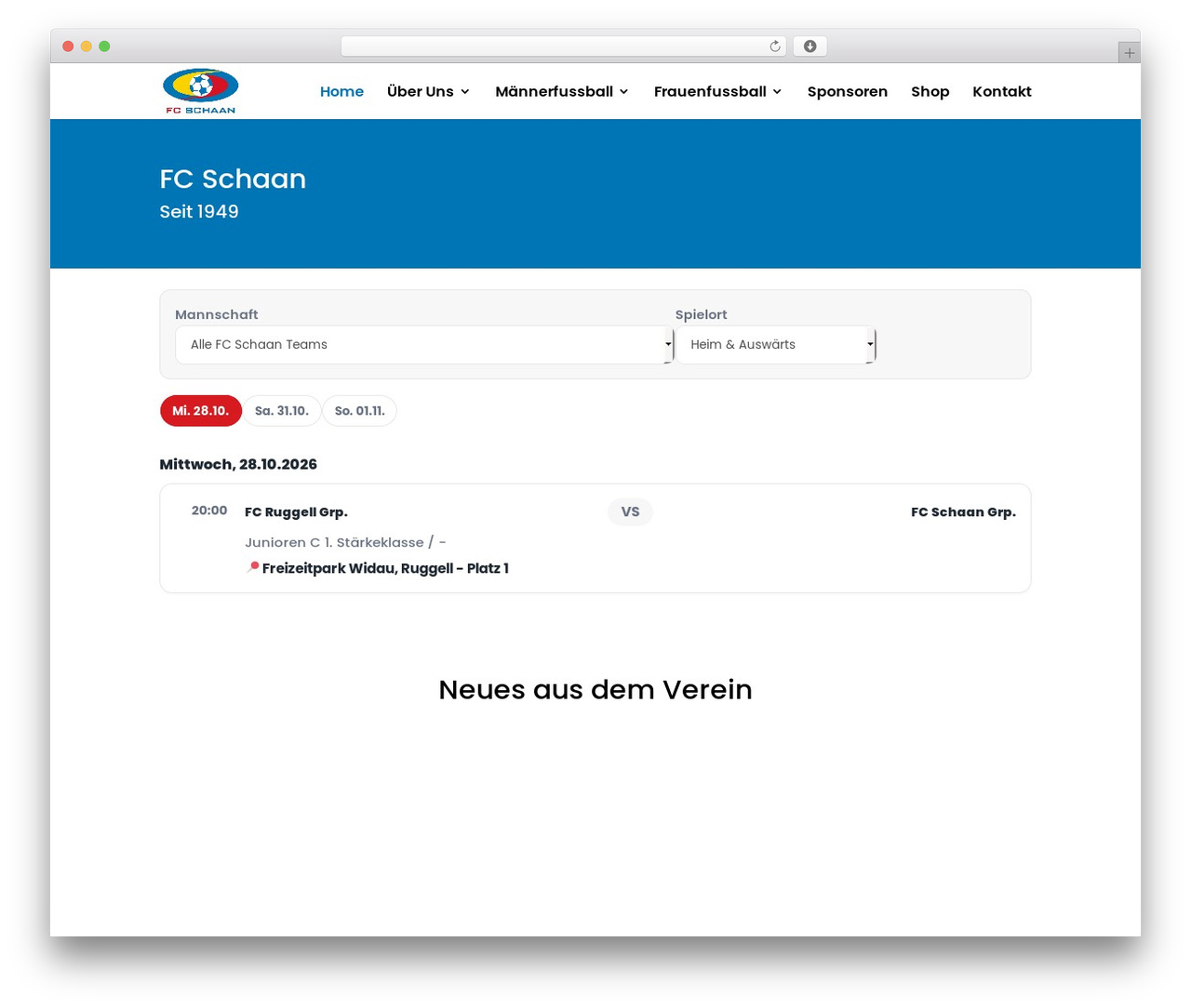 WordPress theme Divi - fcschaan.li