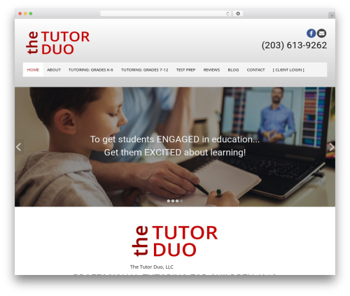 WordPress theme Sweetness - tutorduo.com