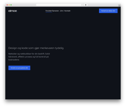 WP theme Eimoe - eimoe.com