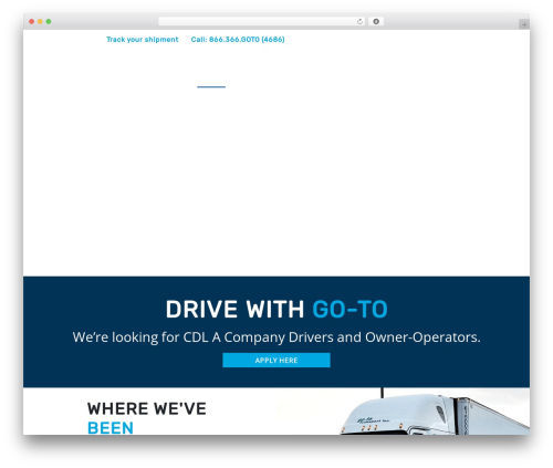 Bootstrap Basic4 free WP theme - gototransport.com