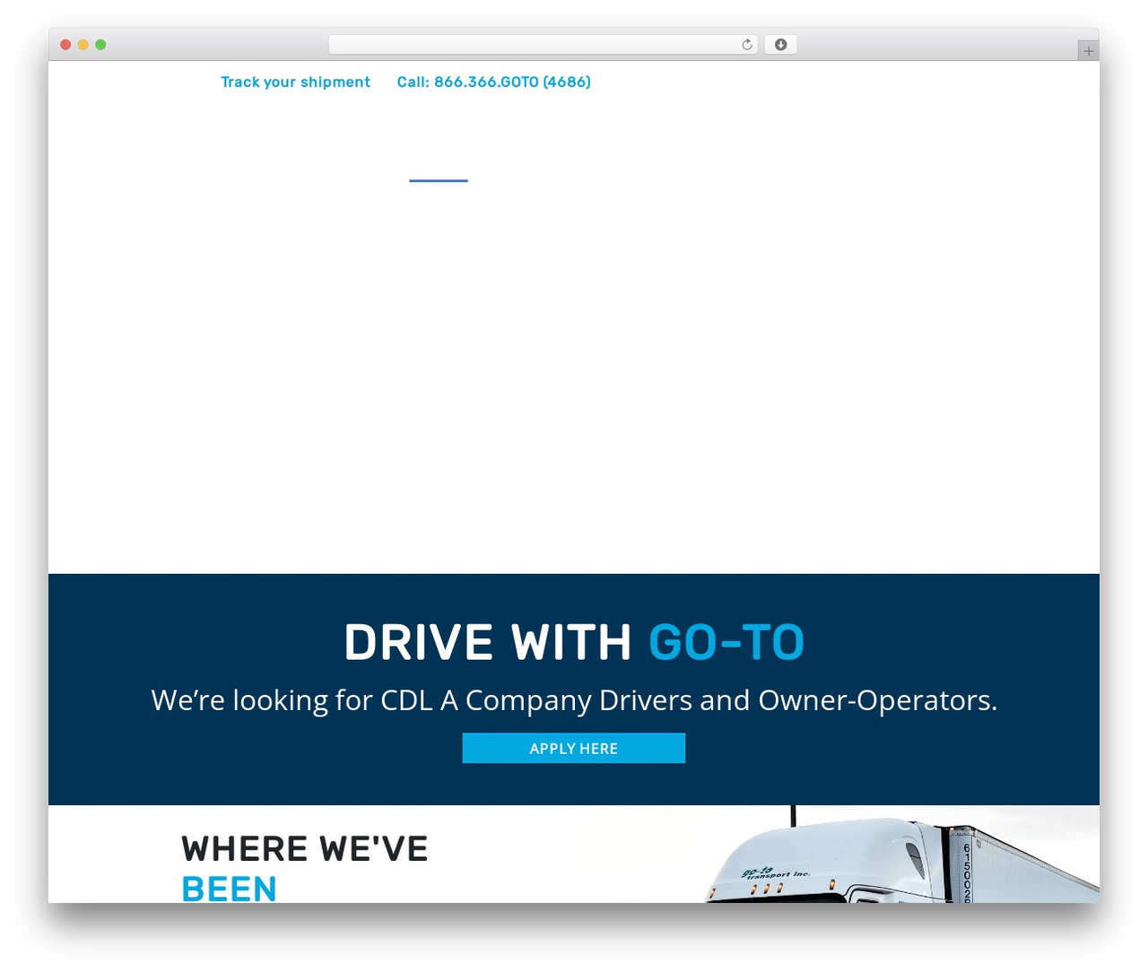 Go To Transport free WP theme - gototransport.com