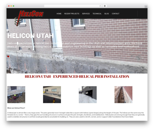 cherry WordPress theme - heliconutah.com