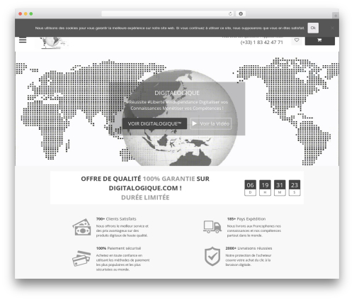 DavinciWoo WP theme - digitalogique.com