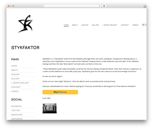 Metric theme WordPress - stykfaktor.com