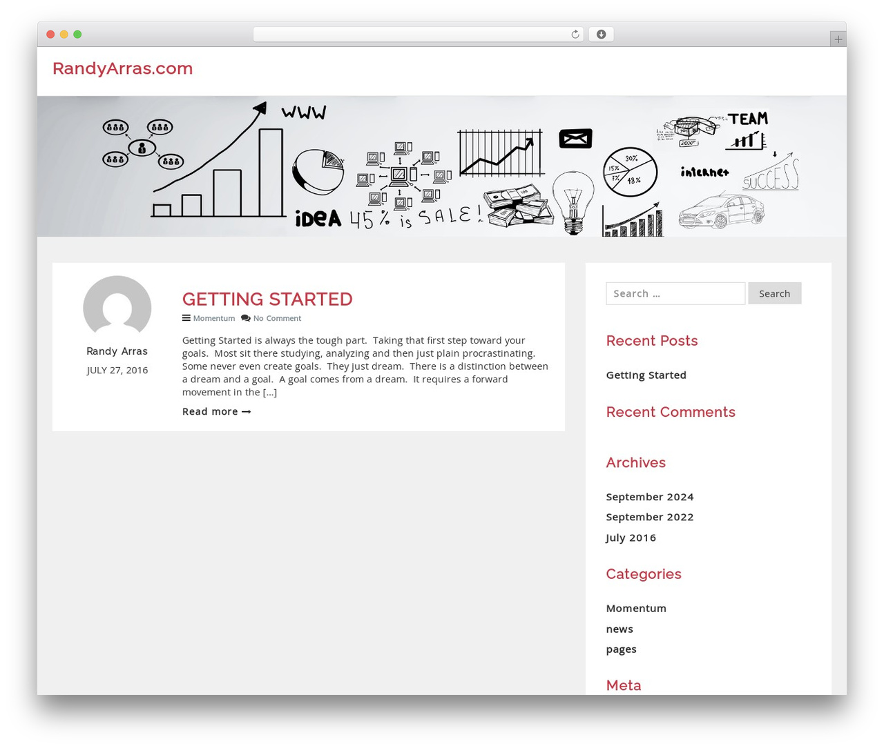 WordPress theme WpF Authority - randyarras.com