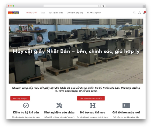 Best WordPress theme Elemix - adat-maycatgiay.vn