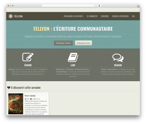 BootstrapWP WordPress theme - tellyon.fr