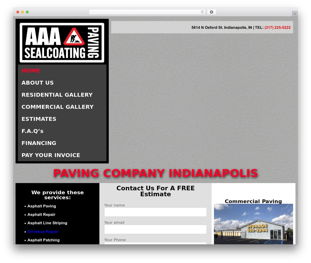Custom Theme WordPress theme - aaasealcoatingandpaving.com