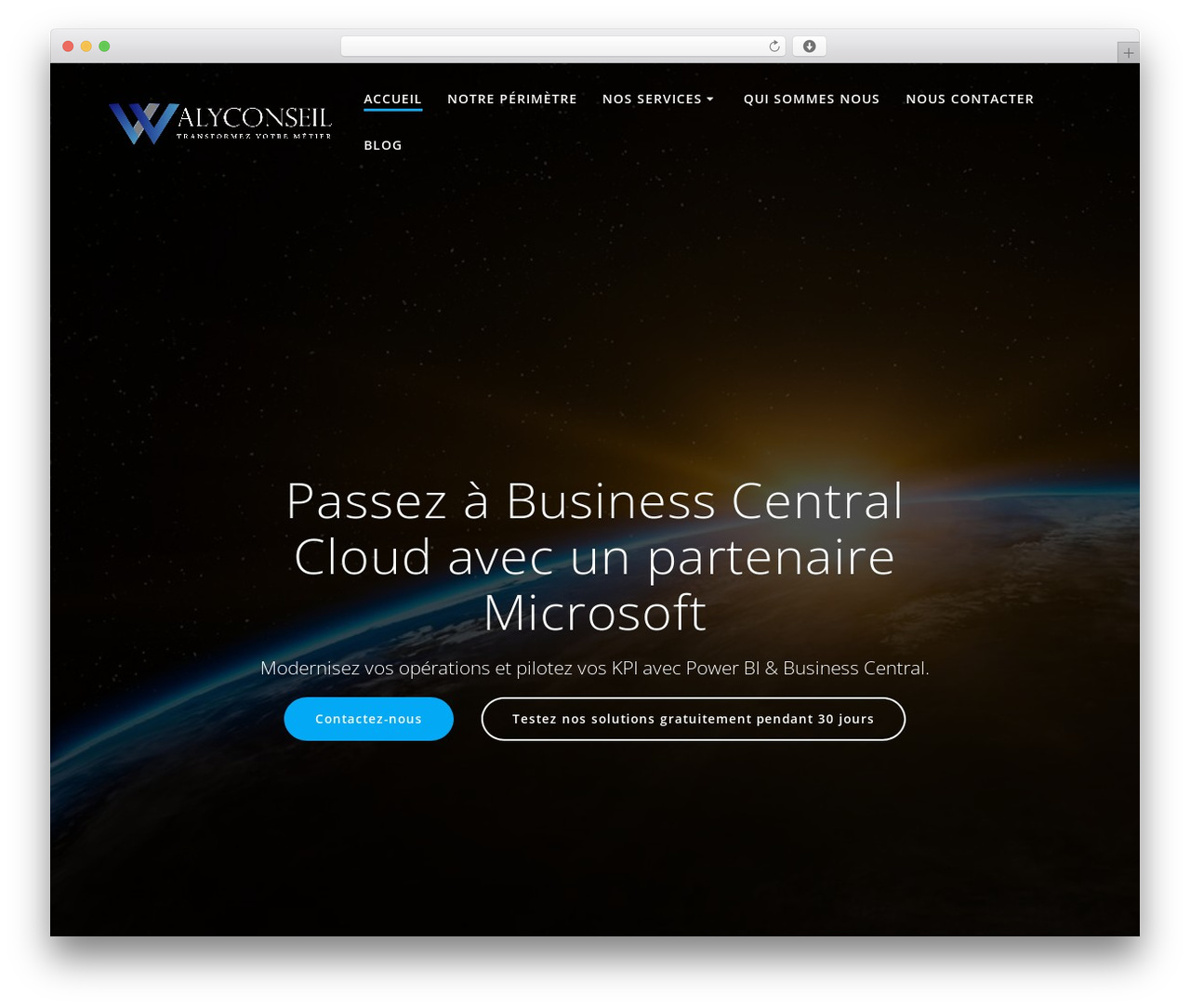 Highlight WordPress theme - walyconseil.com