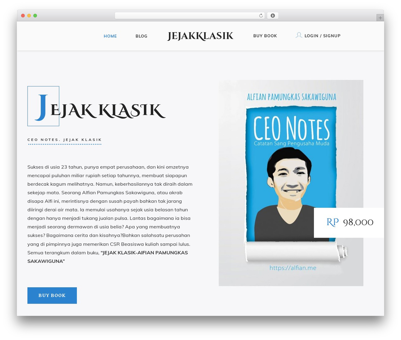 Odrin WordPress theme - alfian.me Odrin WordPress theme - alfian.me
