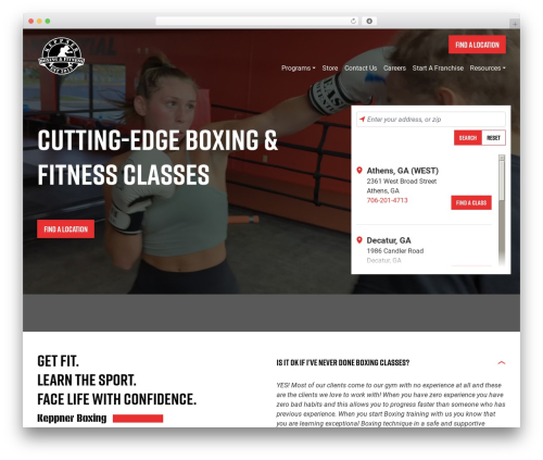 SEOteric Framework WordPress theme - keppnerboxing.com