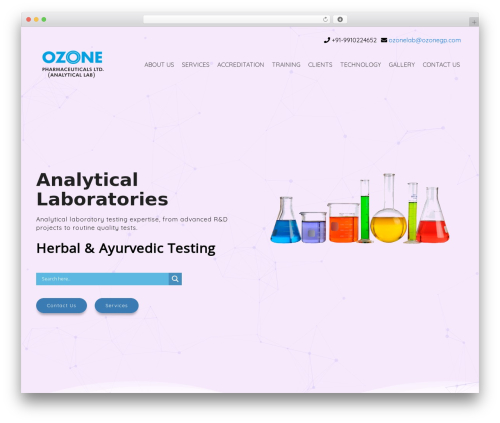 Theme WordPress Coeus - www.ozonetestinglab.com