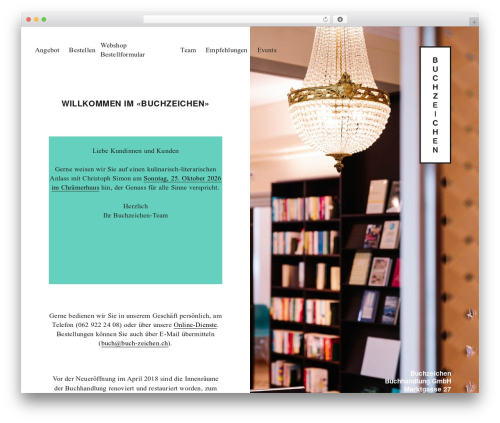 Taptap by bonfire WordPress plugin - buch-zeichen.ch