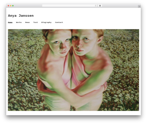 WordPress theme anyajanssen - anyajanssen.com