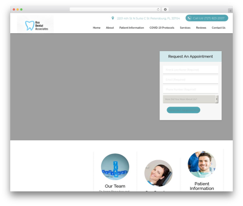 WordPress theme DoctorGenius Framework - baydentalfl.com